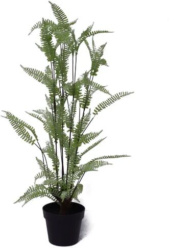 The Seasonal Aisle Artificial Fern Plant in Pot Liner The Seasonal Aisle Size: 90cm H x 50cm W x 50cm D  - Size: