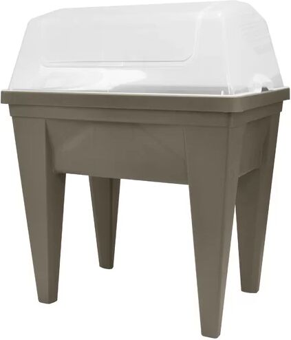 Freeport Park Falca 75.6cm x 55.6cm Plastic Raised Flower Bed Freeport Park Colour: Taupe