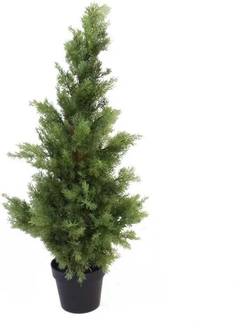 The Seasonal Aisle Artificial Cypress Topiary in Pot Liner The Seasonal Aisle  - Size: Super King (6')