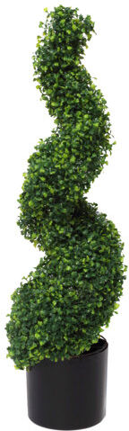 The Seasonal Aisle Artificial Boxwood Topiary in Pot Liner The Seasonal Aisle Size: 95cm H x 26cm W x 26cm D  - Size: 31cm H X 6cm W X 25cm D The Seasonal Aisle Artificial Boxwood Topiary in Pot Liner The Seasonal Aisle Size: 95cm H x 26cm W x 26cm D  - Size: 31cm H X 6cm W X 25cm D