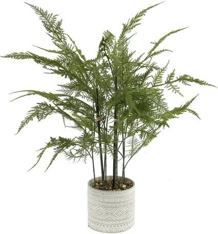 The Seasonal Aisle Artificial Monilophyta Floor Plant in Pot (Set of 2) The Seasonal Aisle  - Size: 93cm H X 90cm W X 43cm D The Seasonal Aisle Artificial Monilophyta Floor Plant in Pot (Set of 2) The Seasonal Aisle  - Size: 93cm H X 90cm W X 43cm D