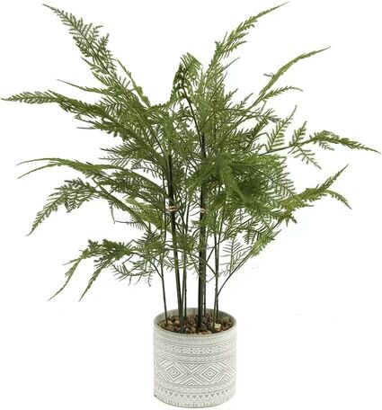 The Seasonal Aisle Artificial Monilophyta Floor Plant in Pot (Set of 2) The Seasonal Aisle  - Size: 93cm H X 90cm W X 43cm D