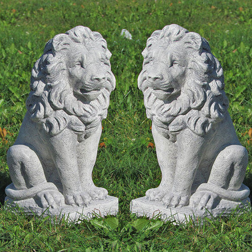 Dakota Fields 2 Piece Oakcrest Statue Set Dakota Fields  - Size: 45cm H X 40cm W X 40cm D Dakota Fields 2 Piece Oakcrest Statue Set Dakota Fields  - Size: 45cm H X 40cm W X 40cm D