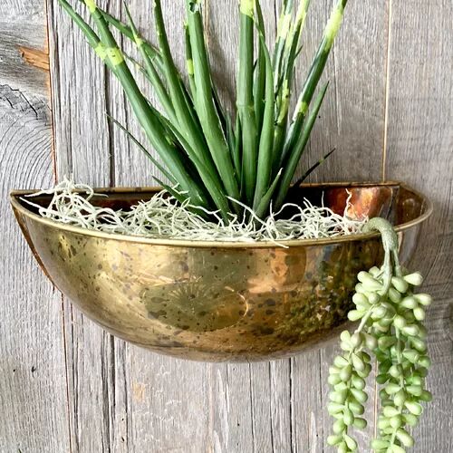 World Menagerie Grammont Metal Wall Planter World Menagerie  - Size: 5cm H X 46cm W X 46cm D World Menagerie Grammont Metal Wall Planter World Menagerie  - Size: 5cm H X 46cm W X 46cm D