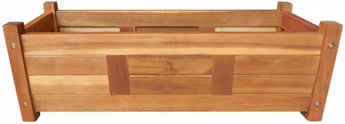 Symple Stuff Wooden Planter Box Symple Stuff Size: H25 x W76 x D27.6cm  - Size: 101.6cm H x 152.4cm W Symple Stuff Wooden Planter Box Symple Stuff Size: H25 x W76 x D27.6cm  - Size: 101.6cm H x 152.4cm W