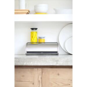 Brabantia Roll Top Bread Bin gray 17.3 H x 44.5 W x 26.2 D cm