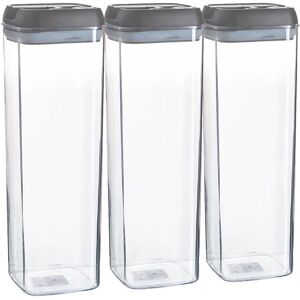 Argon Tableware - Flip Lock Plastic Food Storage Containers 30.5 H x 10.0 W x 10.0 D cm