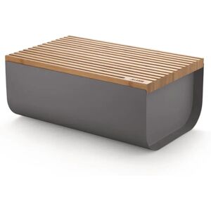 Alessi Mattina Bread Bin brown 14.0 H x 34.0 W x 21.0 D cm