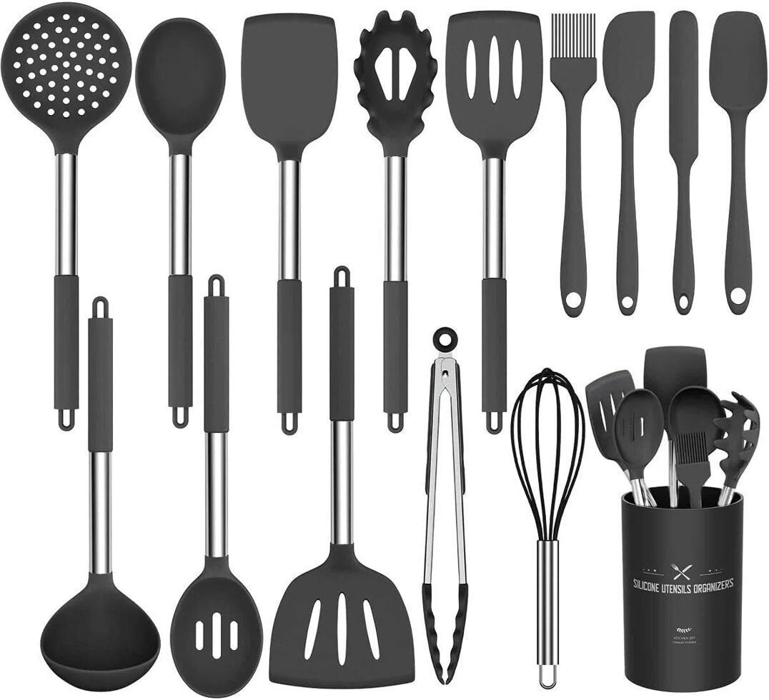 Belfry Kitchen Benton Assorted Kitchen Utensil Set black