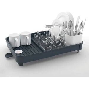 Joseph Joseph Extend Expandable Dish Drainer Rack With Removable Cutlery Holder Swivel Draining Spout 16.1 H x 32.0 W x 36.4 D cm