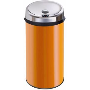 Symple Stuff Ladson Steel Motion Sensor Rubbish Bin Orange 42L Symple Stuff Ladson Steel Motion Sensor Rubbish Bin Orange 42L