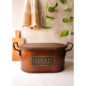 Symple Stuff Ayub Bread Bin Copper Symple Stuff Ayub Bread Bin Copper