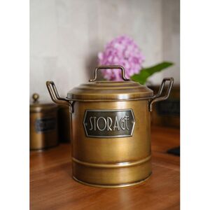 Symple Stuff Firat Food Storage Container Gold Symple Stuff Firat Food Storage Container Gold