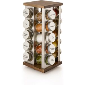 Belfry Kitchen Free-Standing 20-Jar Spice Rack Silver 32cm H X 18.4cm W X 18.4cm D Belfry Kitchen Free-Standing 20-Jar Spice Rack Silver 32cm H X 18.4cm W X 18.4cm D