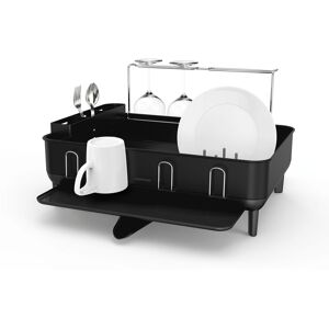 Simplehuman Steel Frame Dishrack Matte Black 29.2cm H X 50.8cm W X 56.6cm D Simplehuman Steel Frame Dishrack Matte Black 29.2cm H X 50.8cm W X 56.6cm D