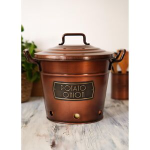 Symple Stuff Amritpal Potato and Onion Food Storage Container Copper Symple Stuff Amritpal Potato and Onion Food Storage Container Copper