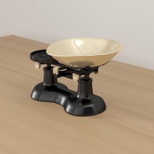 Symple Stuff Mechanical Kitchen Scale Black/Brass 19cm H X 31.5cm W Symple Stuff Mechanical Kitchen Scale Black/Brass 19cm H X 31.5cm W
