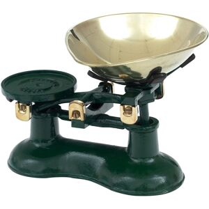 Symple Stuff Mechanical Kitchen Scale Green/Brass 19cm H X 31.5cm W Symple Stuff Mechanical Kitchen Scale Green/Brass 19cm H X 31.5cm W