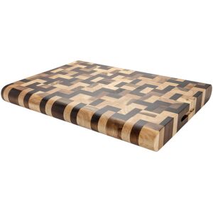 Grunwerg Rockingham Forge Multi-Wood Rectangular Curved Edge Chopping Board 40cm L x 30cm W Grunwerg Rockingham Forge Multi-Wood Rectangular Curved Edge Chopping Board 40cm L x 30cm W