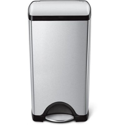 Simplehuman 30L Rectangular Pedal Bin, Brushed Stainless Steel Brushed Stainless Steel 30L Simplehuman 30L Rectangular Pedal Bin, Brushed Stainless Steel Brushed Stainless Steel 30L