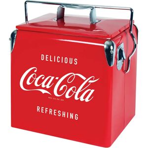 Koolatron    Europe Coca-Cola Retro Ice Chest Cooler Cool Box with Bottle Opener 13L 14.75 H x 13.0 W x 23.49 D cm