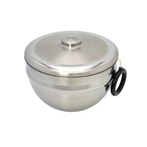 GSD Stainless Steel Salad Spinner gray 18.5 H x 24.5 W x 24.5 D cm