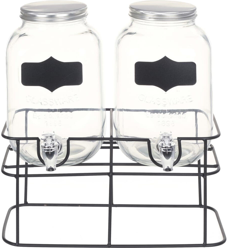 Symple Stuff 2 Piece Beverage Dispenser Set 4L