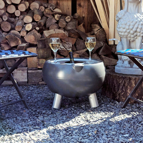 Symple Stuff Margot Drink Cooler Champagne Bucket Symple Stuff Colour: Charcoal Grey  - Size: Rectangle 50 x 80cm Symple Stuff Margot Drink Cooler Champagne Bucket Symple Stuff Colour: Charcoal Grey  - Size: Rectangle 50 x 80cm