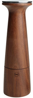 T&G Woodware Ltd Oblique Deco Pepper Mill T&G Woodware Ltd Colour: Silver/Black Walnut  - Size: W150 x L150cm T&G Woodware Ltd Oblique Deco Pepper Mill T&G Woodware Ltd Colour: Silver/Black Walnut  - Size: W150 x L150cm