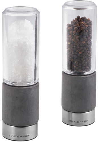 Cole & Mason Regent Concrete Salt and Pepper Grinder Set Cole & Mason  - Size: Rectangle 120 x 170cm Cole & Mason Regent Concrete Salt and Pepper Grinder Set Cole & Mason  - Size: Rectangle 120 x 170cm
