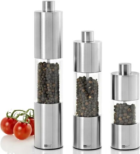 AdHoc Salt and Pepper Grinder Set AdHoc  - Size: 16cm H x 4.5cm W x 4.5cm D