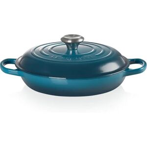 Le Creuset Cast Iron Shallow Casserole blue 30cm