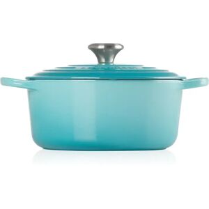 Le Creuset Cast Iron Round Casserole gray/blue 26cm