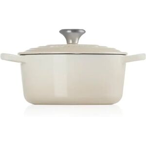 Le Creuset Cast Iron Round Casserole white 22cm