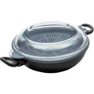 Nadiya X Prestige 4 in 1 Wok 26cm black/gray 12.2 H x 26.0 W cm