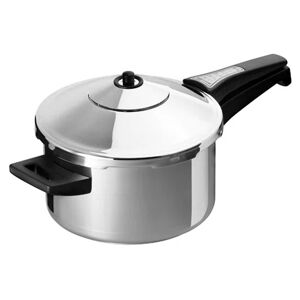 Kuhn Rikon Duromatic Inox Stainless Steel Pressure Cooker for All Hobs, Long Handle gray 18.5 H x 22.5 W x 42.0 D cm