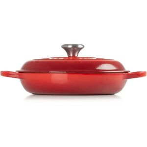 Le Creuset Cast Iron Shallow Casserole red 30cm