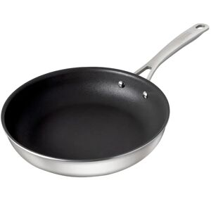 Kuhn Rikon Allround Stainless Steel Non-Stick Induction Safe Frying Pan gray 6.5 H x 33.5 W x 52.0 D cm