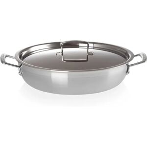 Le Creuset 3-Ply Stainless Steel Non-Stick Shallow Casserole gray 12.0 H x 39.9 W cm