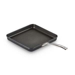 Le Creuset Toughened Non-Stick Ribbed Square Grill 28cm brown/gray