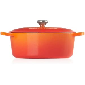 Le Creuset Signature Cast Iron Oval Casserole orange 27cm