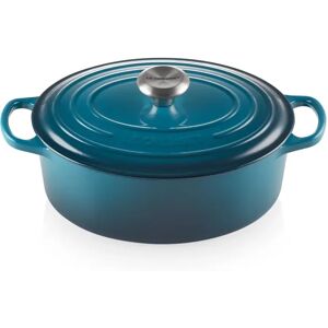 Le Creuset Signature Cast Iron Oval Casserole blue 29cm