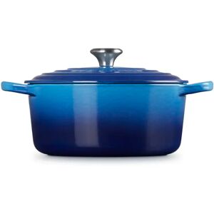 Le Creuset Cast Iron Round Casserole gray/blue 22cm