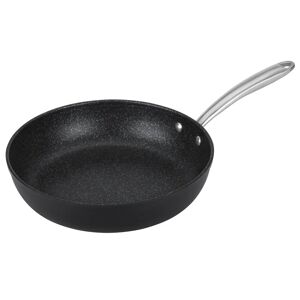 Prestige Scratch Guard Non-Stick Frying Pan - Suitable As induction Frying Pan, Scratch Resistant, Easy Cleaning Ceramic Exterior with Steel Base, Bla black/gray 48.2 W x 48.0 D cm
