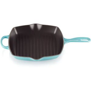 Le Creuset Cast Iron Square Grillit 26cm blue/brown