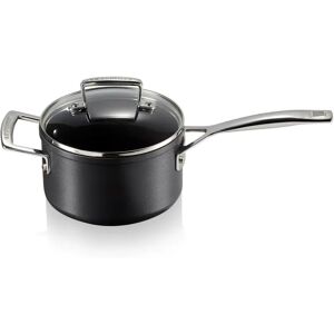 Le Creuset Toughened Non-Stick Saucepan with Glass Lid black/brown 15.81 H x 17.1 W cm