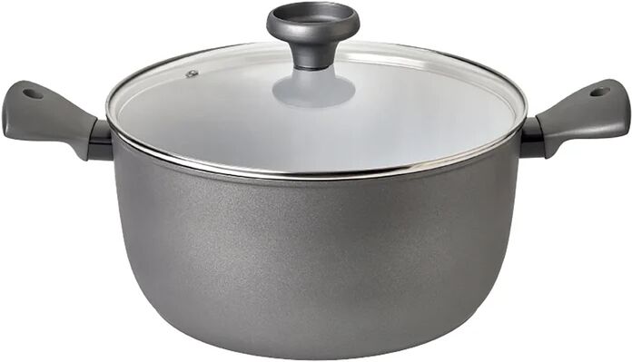 Prestige Earthpan Recycled induction Dishwasher Safe Stock Pot with Toughened Glass Lid -28cm / 7.5 Litre gray 21.0 H x 30.0 W cm