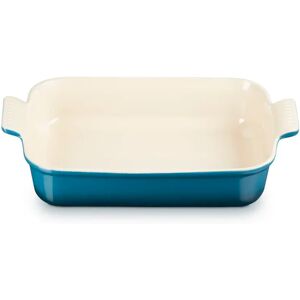 Le Creuset Stoneware Heritage Rectangular Dish blue 15.1 W x 32.0 D cm