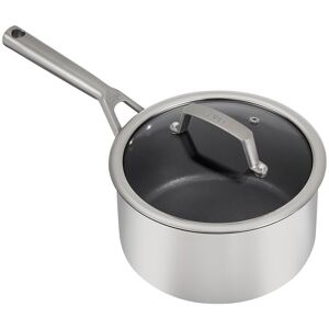 Ninja ZEROSTICK Stainless Steel Saucepan with Lid Silver 20cm Ninja ZEROSTICK Stainless Steel Saucepan with Lid Silver 20cm