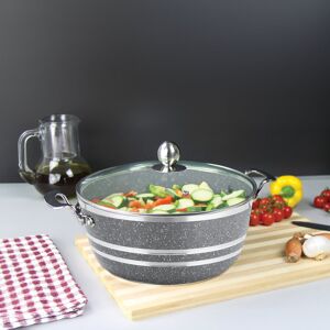 SQ Professional Mianra 10 - Piece Non-Stick Aluminum Cookware Set Grey 10 SQ Professional Mianra 10 - Piece Non-Stick Aluminum Cookware Set Grey 10